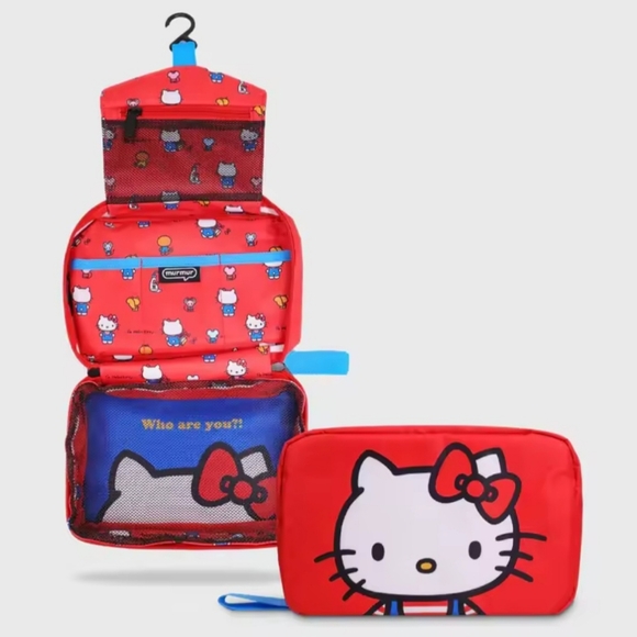 Hello Kitty Bags Cute Red Packing Cube Travel Bag Toiletry Bag - Picture 10 of 11